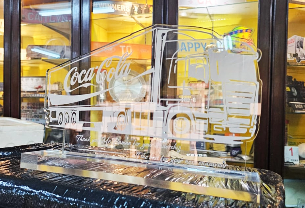 Trophies & Awards - Acrylic Appreciation Awards (Coca Cola Singapore)